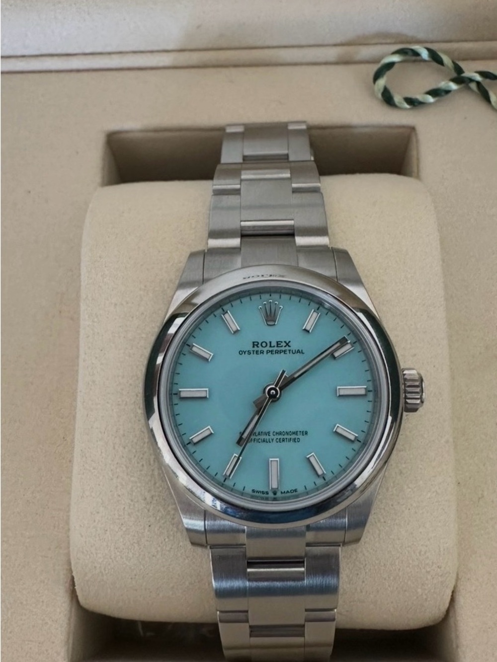 Rolex Tiffany Blue ladies size 31